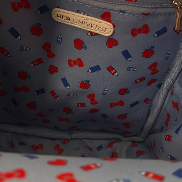 Her Universe Red and Blue Bag Hello Kitty Design - Picture 3 of 3